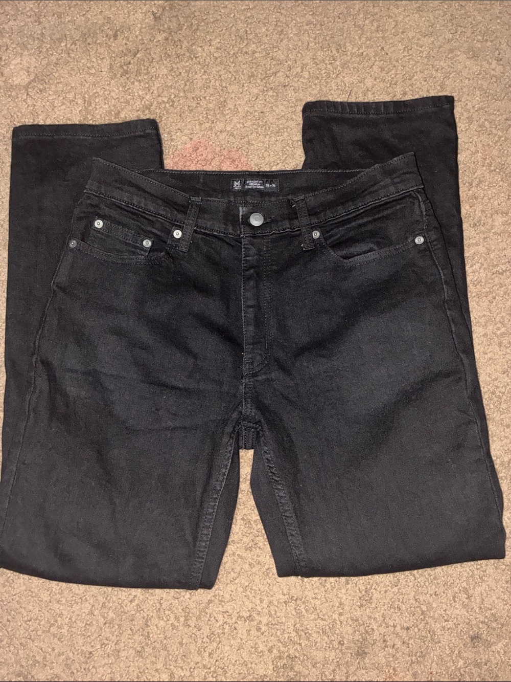 Mossimo Supply Co. Men's Slim Straight Black Jeans